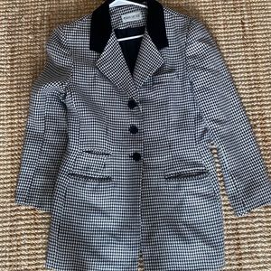 Gingham blazer
